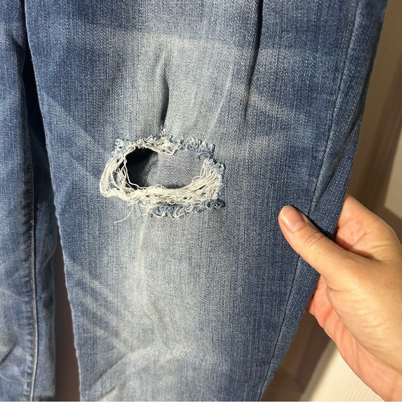 Judy Blue Boyfriend Fit Stretch Denim Distressed JB8275MD Size 11/30 Distressed - Picture 5 of 16